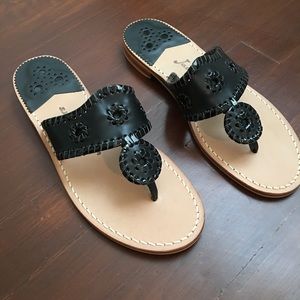 Black palm beach jack rogers - never been worn